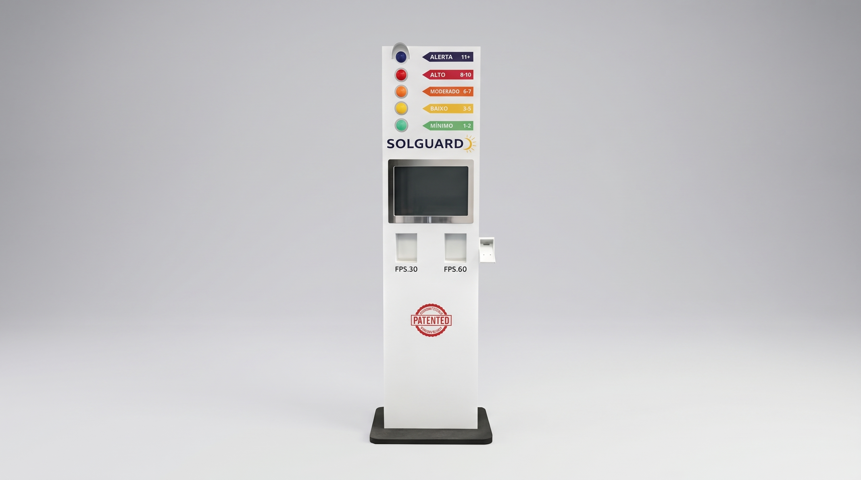 Totem de Medição de Radiação Solar